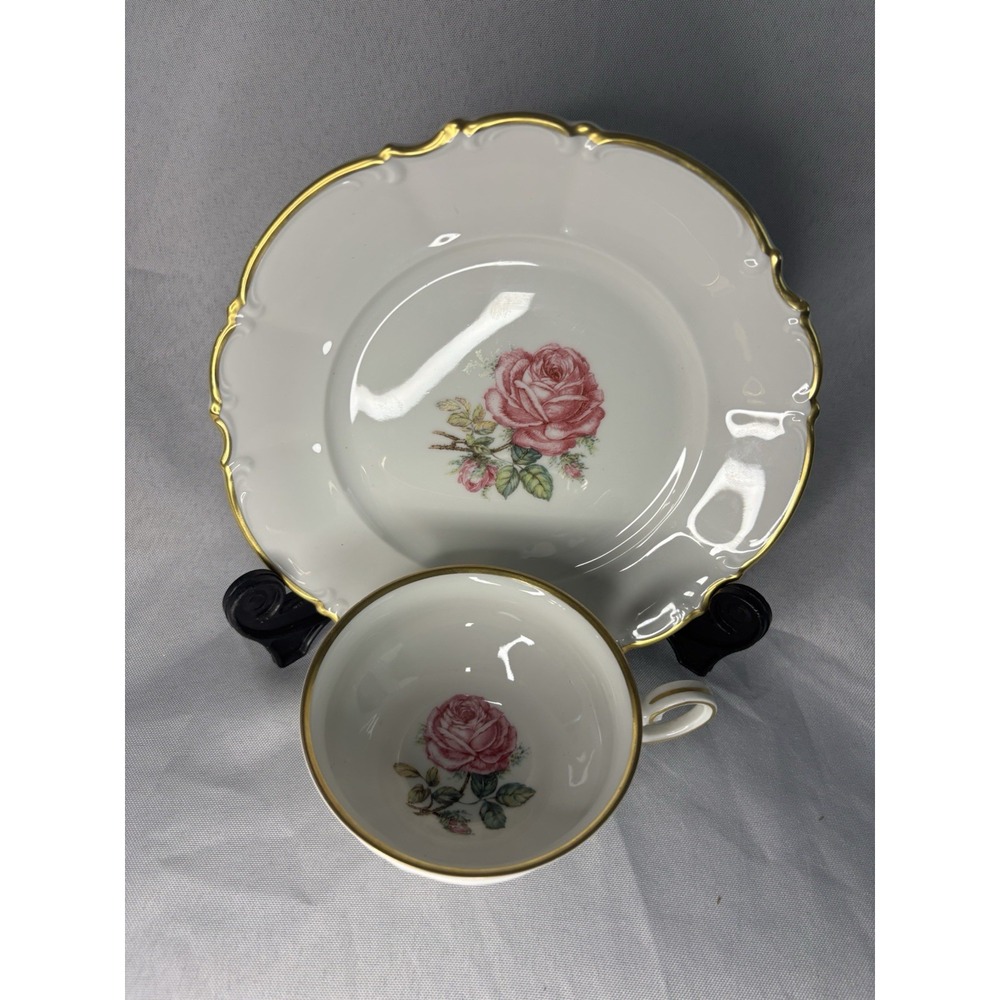 The Dundee‎ by HUTSCHENREUTHER Bread Butter Plate And Teacup